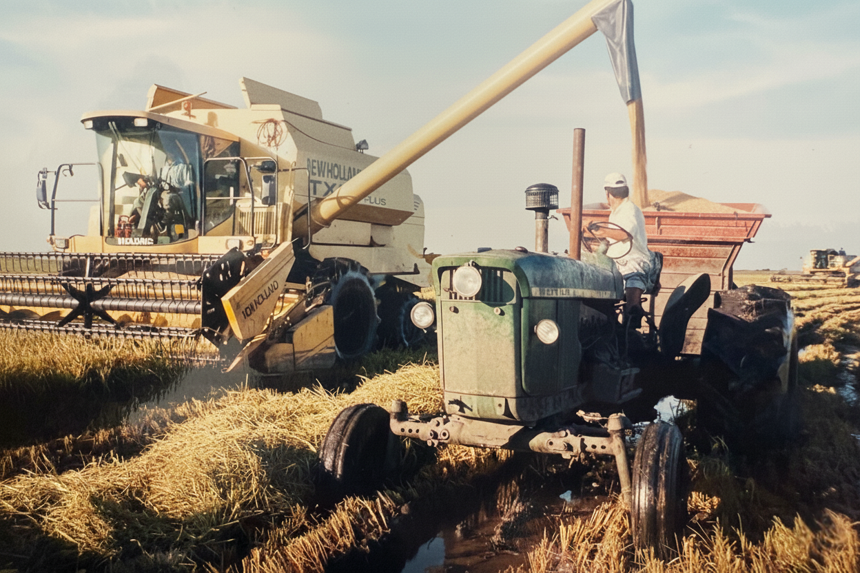 Cosecha histórica con maquinaria New Holland